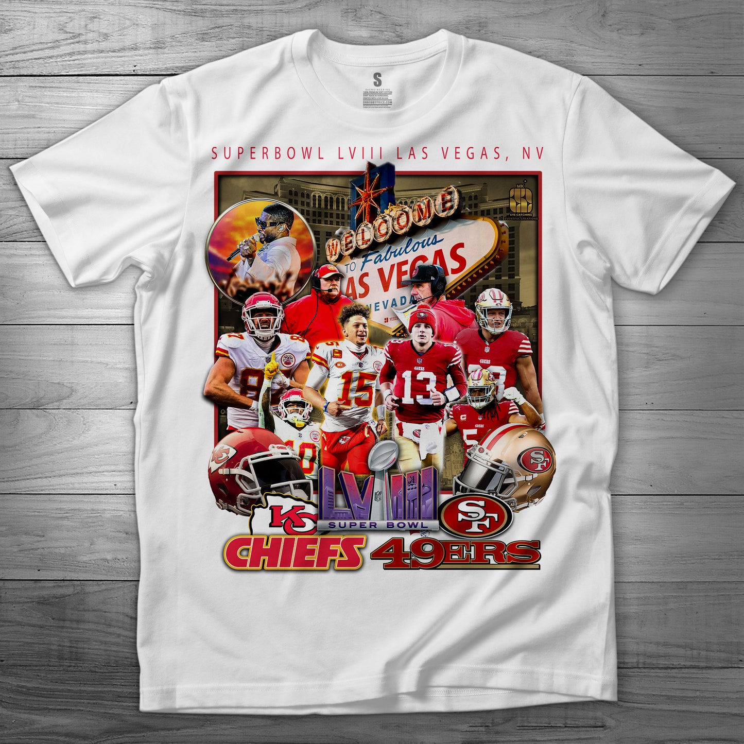 2024 Football T Shirt - MK EYE CATCHING EVENTFUL CREATIONS LLC