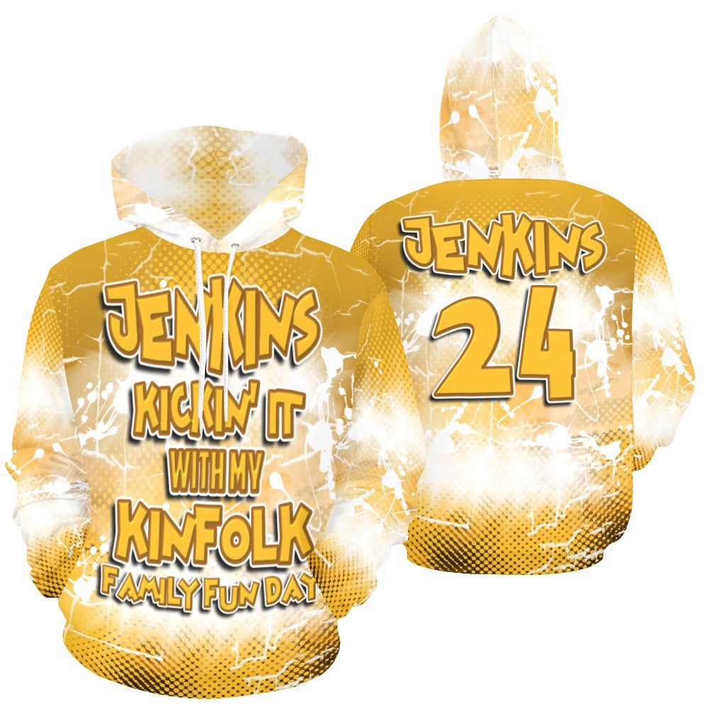 CUSTOM WOMEN'S HOODIE - MK EYE CATCHING EVENTFUL CREATIONS LLC