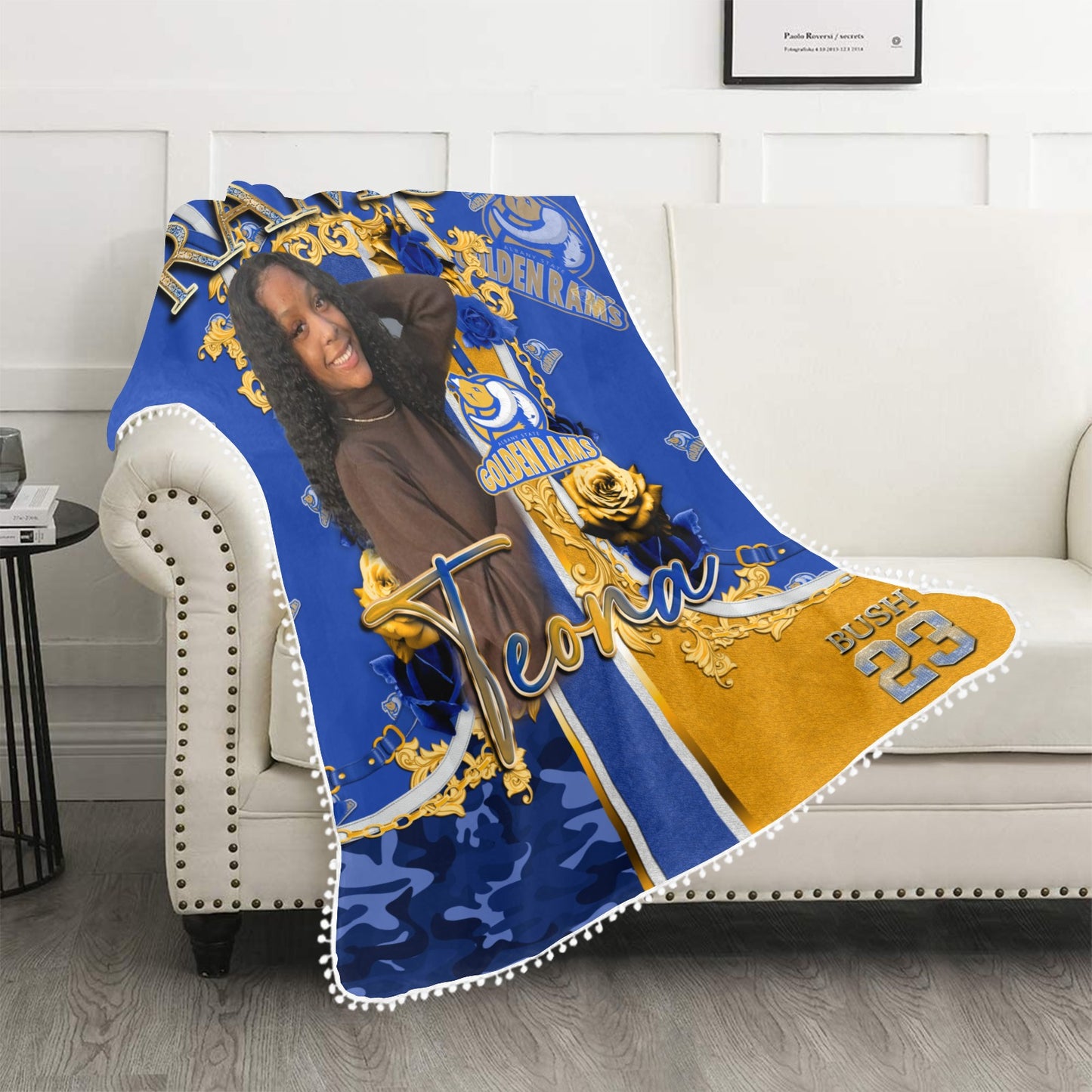 Custom Picture Blanket - MK EYE CATCHING EVENTFUL CREATIONS LLC