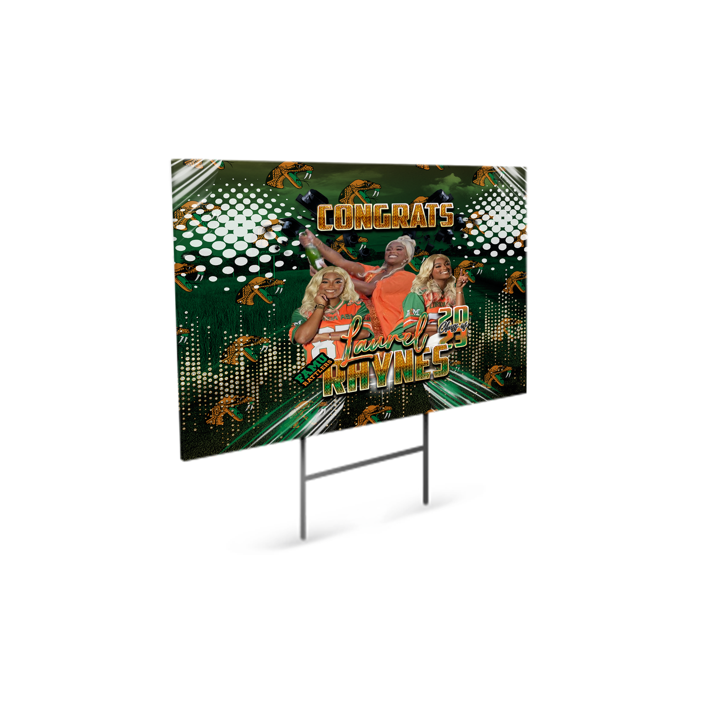 Yard Sign/Graduation Yard Sign - MK EYE CATCHING EVENTFUL CREATIONS LLC