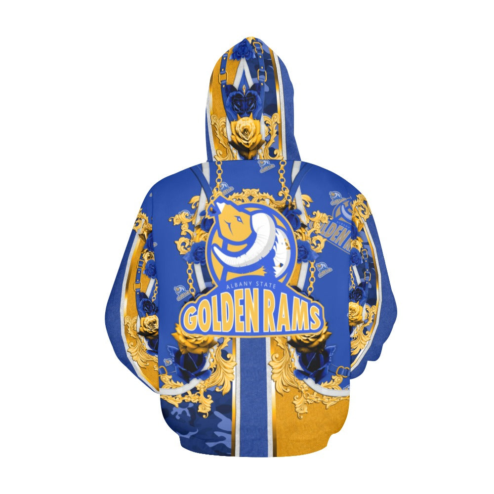 CUSTOM WOMEN'S HOODIE - MK EYE CATCHING EVENTFUL CREATIONS LLC