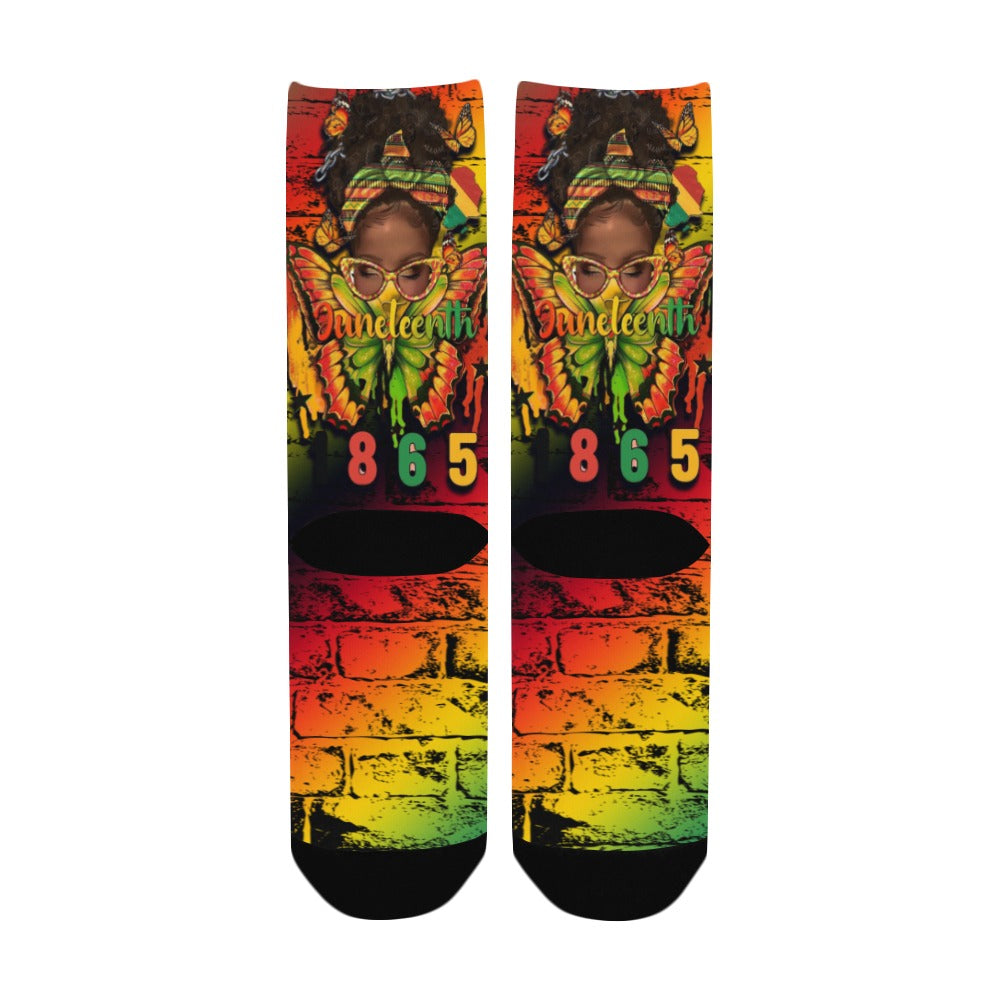 Juneteenth 1865 Women's 3D Shirt and Sock Bundle - MK EYE CATCHING EVENTFUL CREATIONS LLC