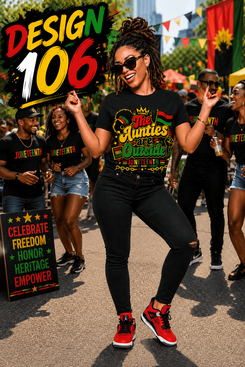 JUNETEENTH CELEBRATION SHIRTS - MK EYE CATCHING EVENTFUL CREATIONS LLC
