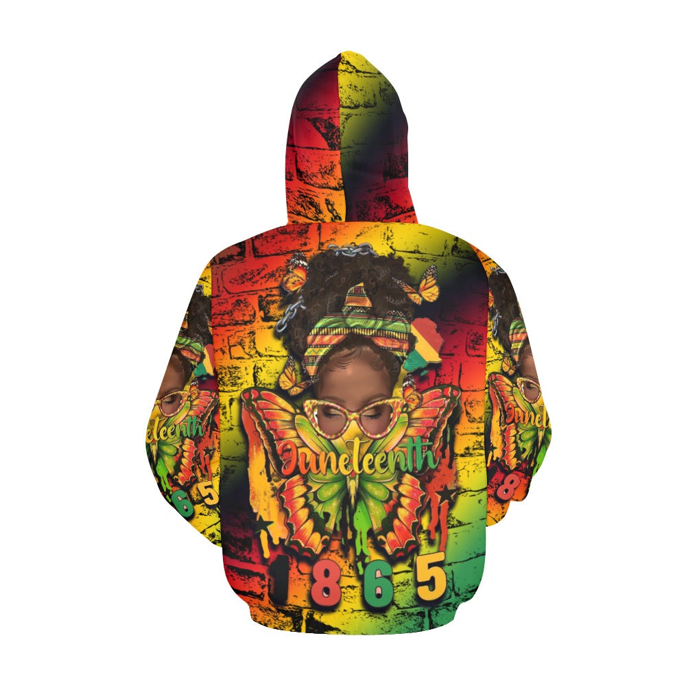 CUSTOM WOMEN'S HOODIE - MK EYE CATCHING EVENTFUL CREATIONS LLC