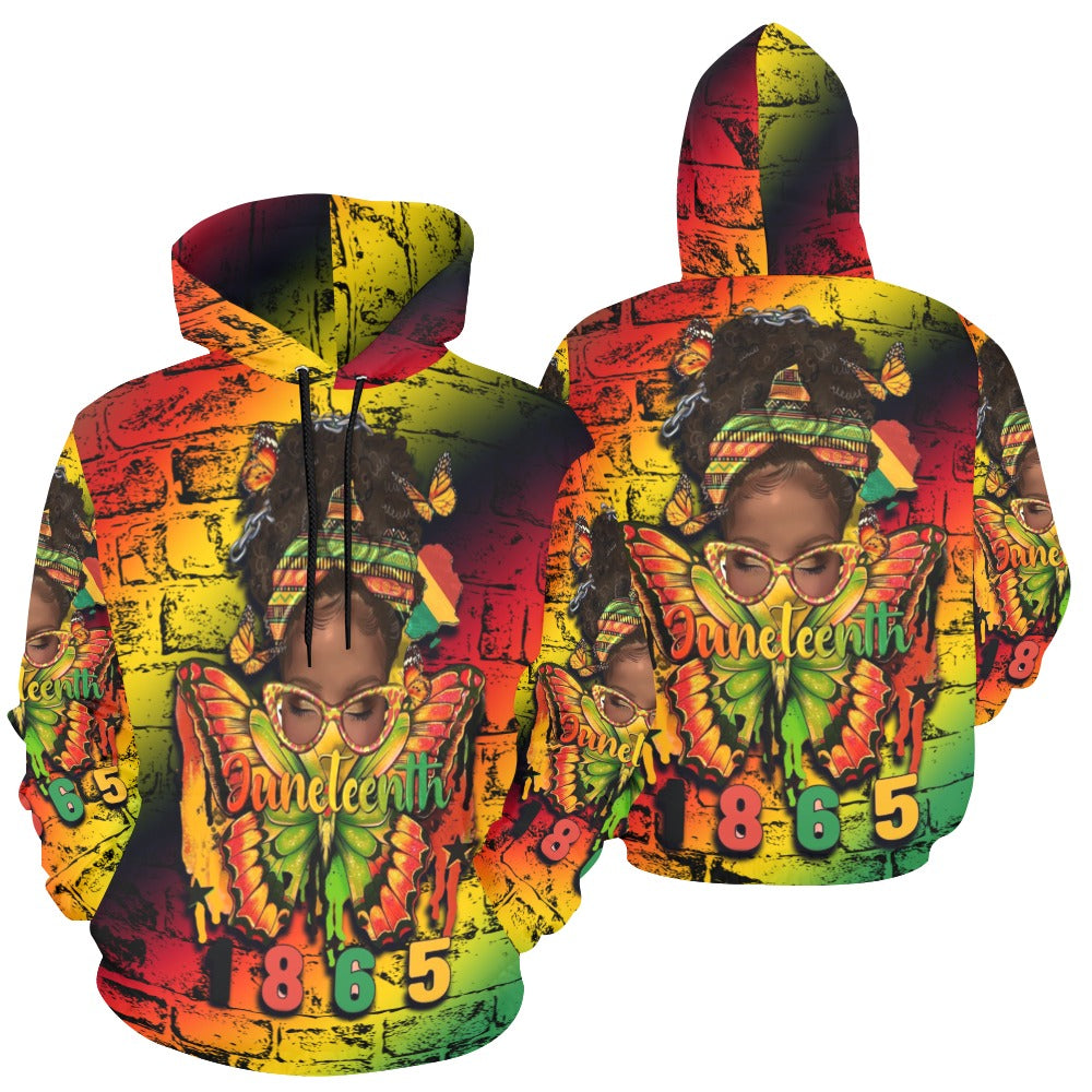 CUSTOM WOMEN'S HOODIE - MK EYE CATCHING EVENTFUL CREATIONS LLC