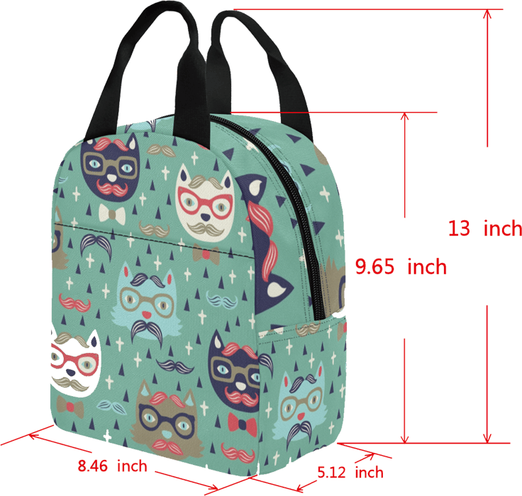 Custom Lunch Bag - MK EYE CATCHING EVENTFUL CREATIONS LLC