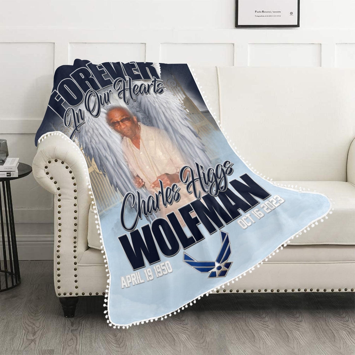 Custom Picture Blanket - MK EYE CATCHING EVENTFUL CREATIONS LLC