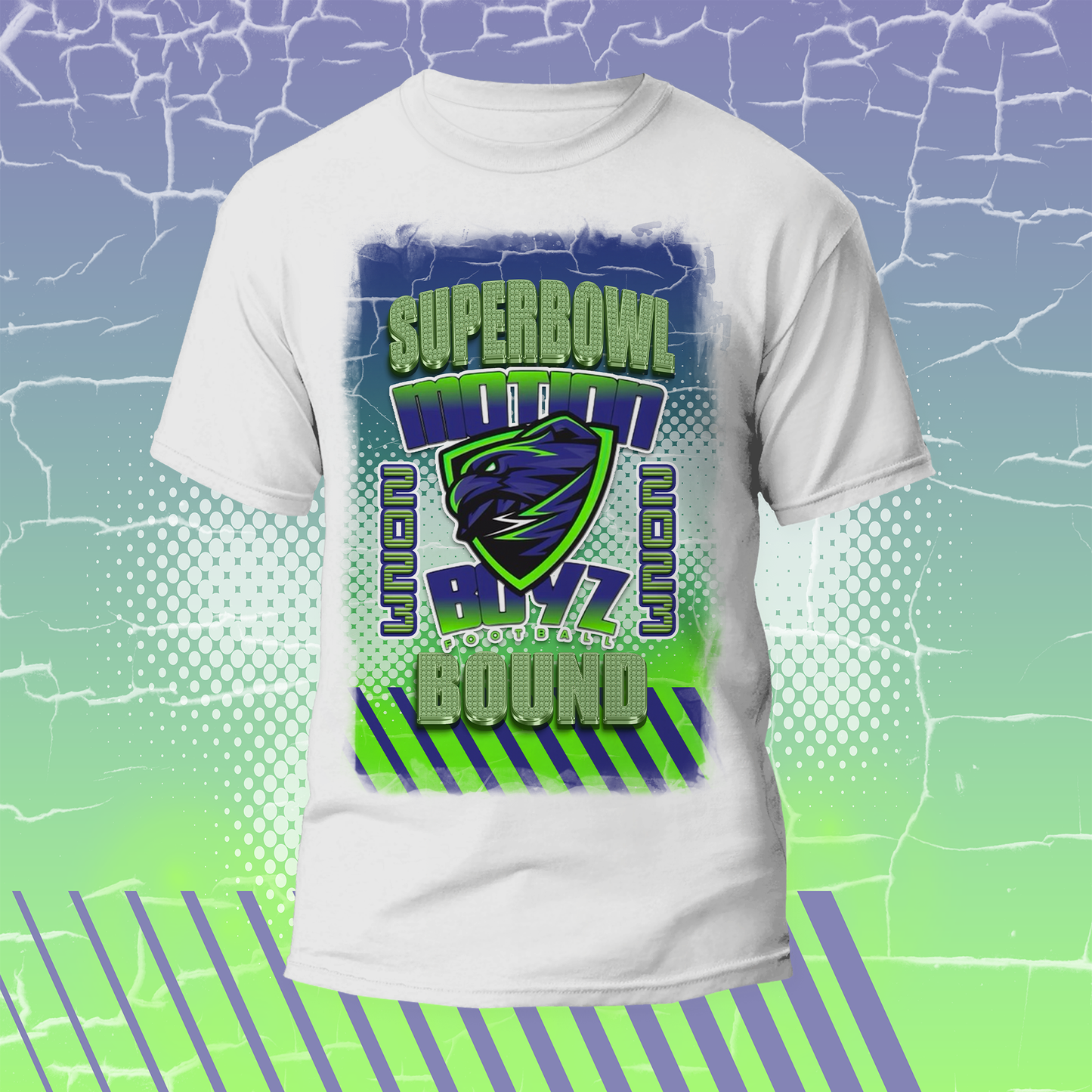 Custom Middle Design Shirt - MK EYE CATCHING EVENTFUL CREATIONS LLC