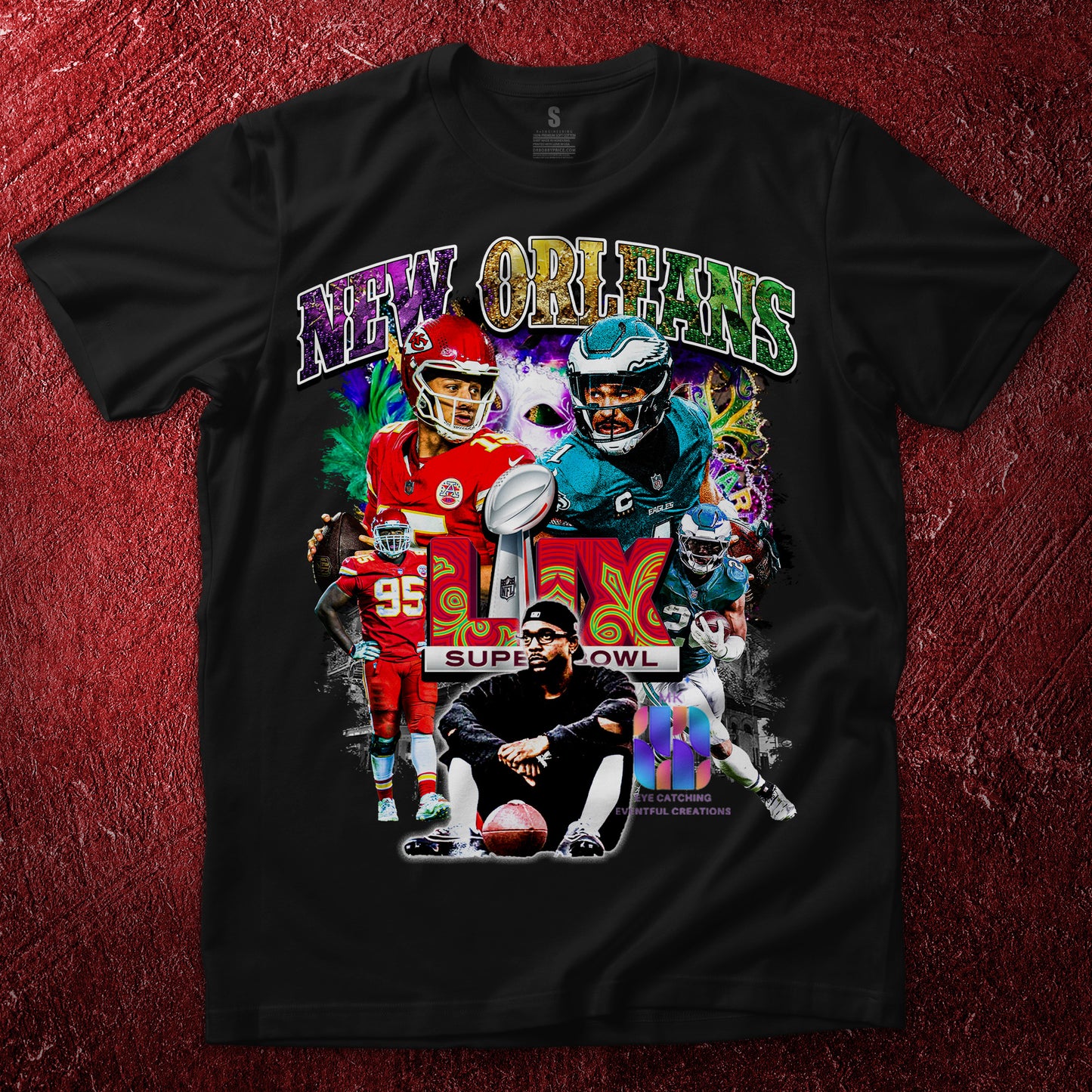 2025 Football T Shirt - MK EYE CATCHING EVENTFUL CREATIONS LLC