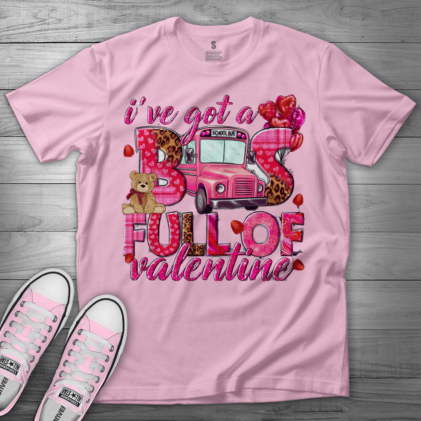 Valentine's School Bus Driver T Shirt - MK EYE CATCHING EVENTFUL CREATIONS LLC