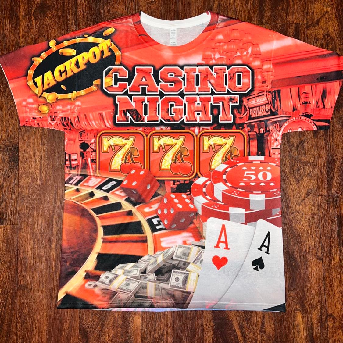 CASINO VEGAS NIGHT 3D/All Over Print Shirt - MK EYE CATCHING EVENTFUL CREATIONS LLC