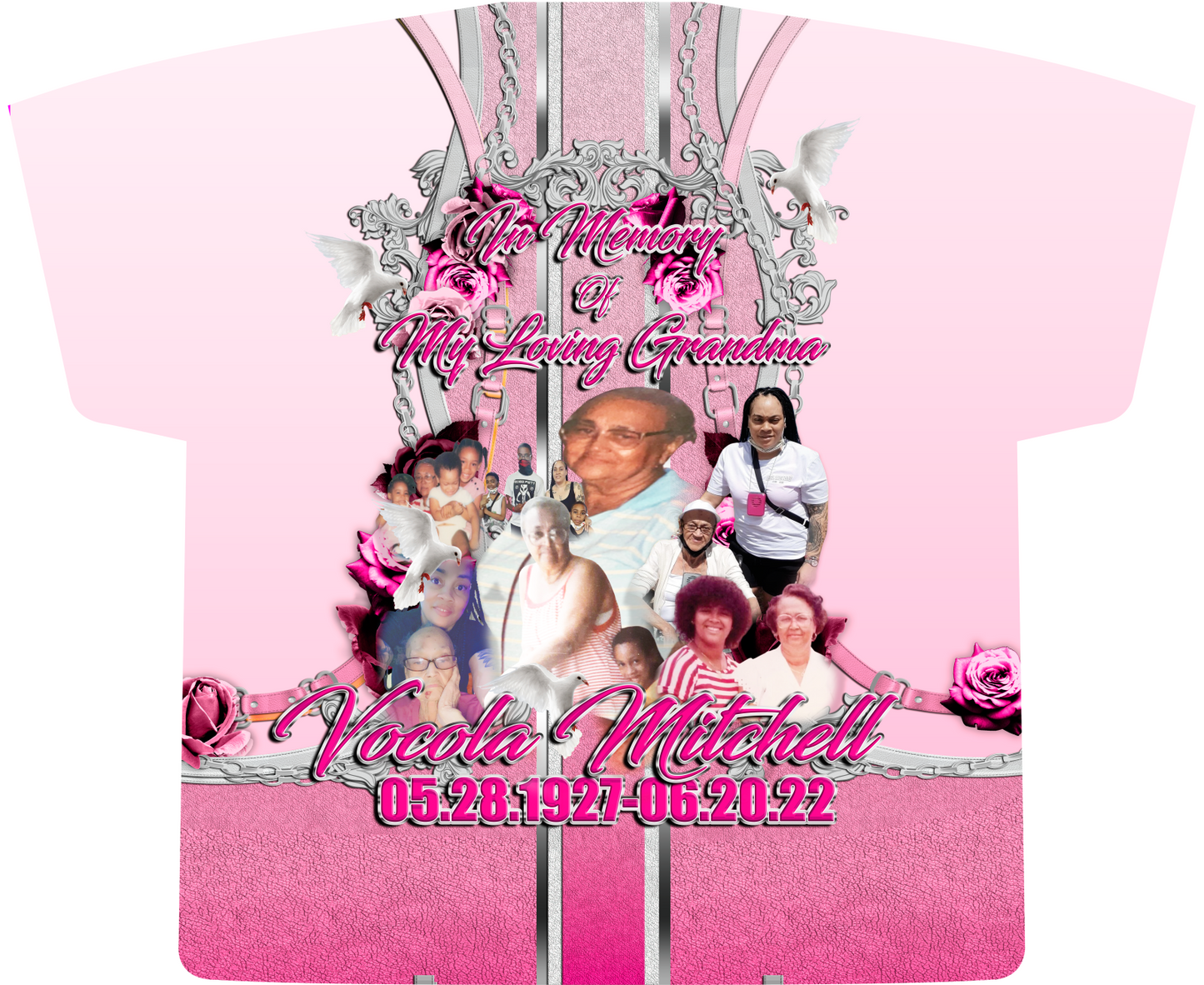 Custom Memorial 3D/All Over Print Shirt - MK EYE CATCHING EVENTFUL CREATIONS LLC