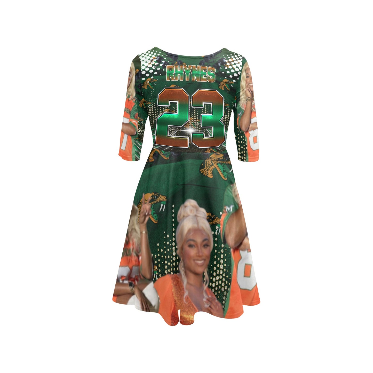 Custom 3D Skater Dress - MK EYE CATCHING EVENTFUL CREATIONS LLC