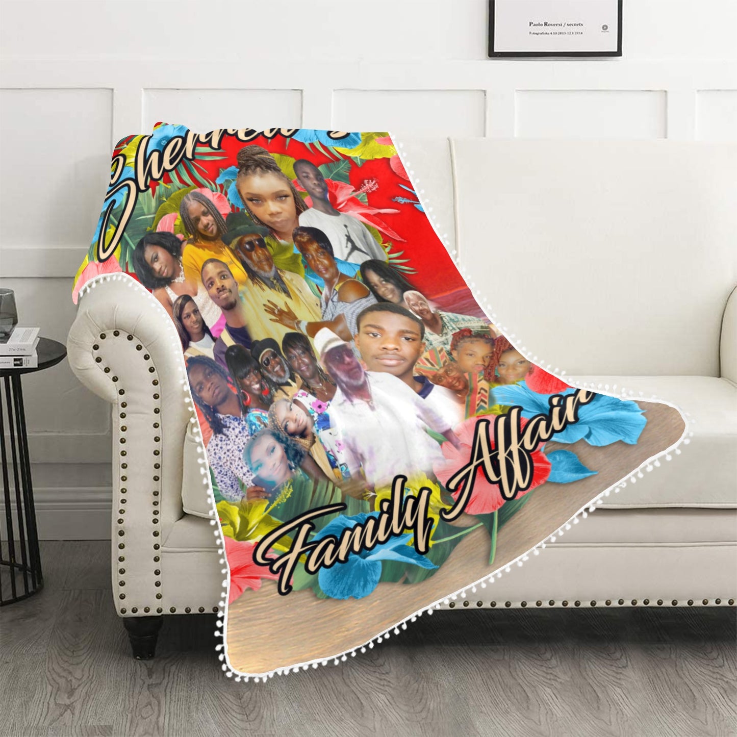 Custom Photo/Picture Blanket - MK EYE CATCHING EVENTFUL CREATIONS LLC