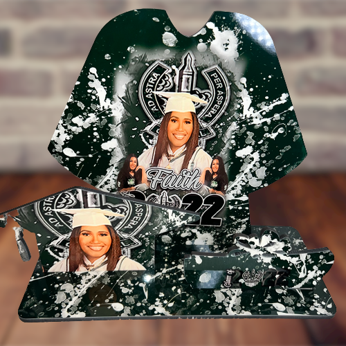 Custom Graduation 3-Series Picture Frame - MK EYE CATCHING EVENTFUL CREATIONS LLC