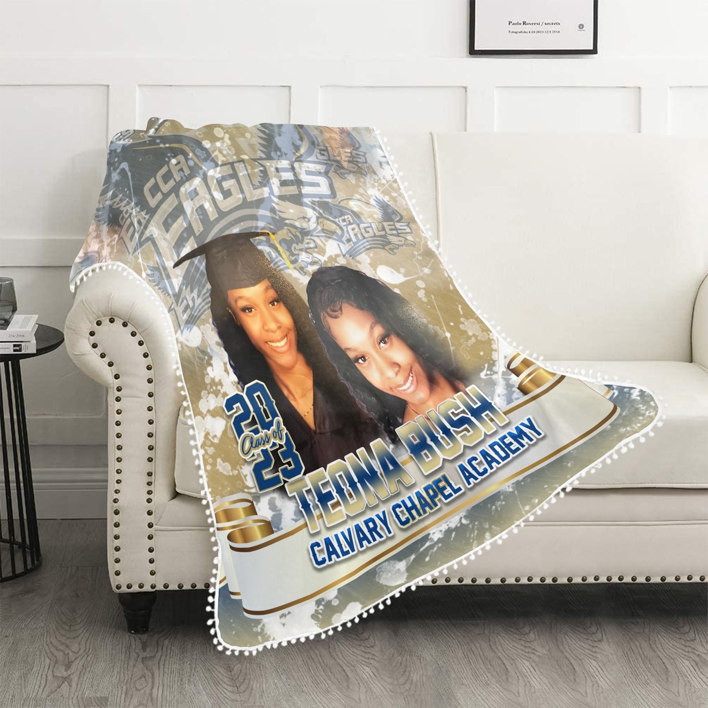 Custom Photo/Picture Blanket - MK EYE CATCHING EVENTFUL CREATIONS LLC