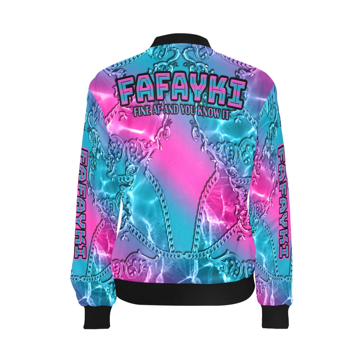 CUSTOM BOMBER JACKET - MK EYE CATCHING EVENTFUL CREATIONS LLC