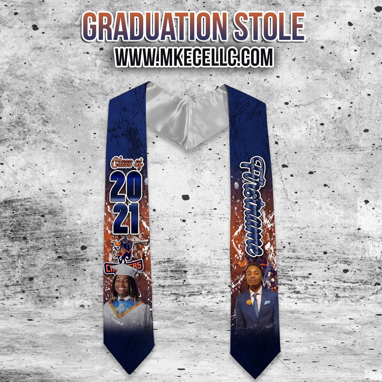 Custom Graduation Stole - MKECE CREATIONS