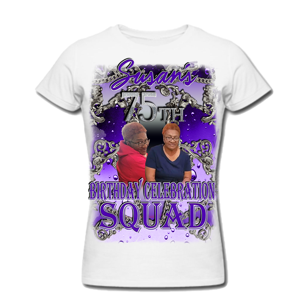 Custom Center Print Shirt - MK EYE CATCHING EVENTFUL CREATIONS LLC