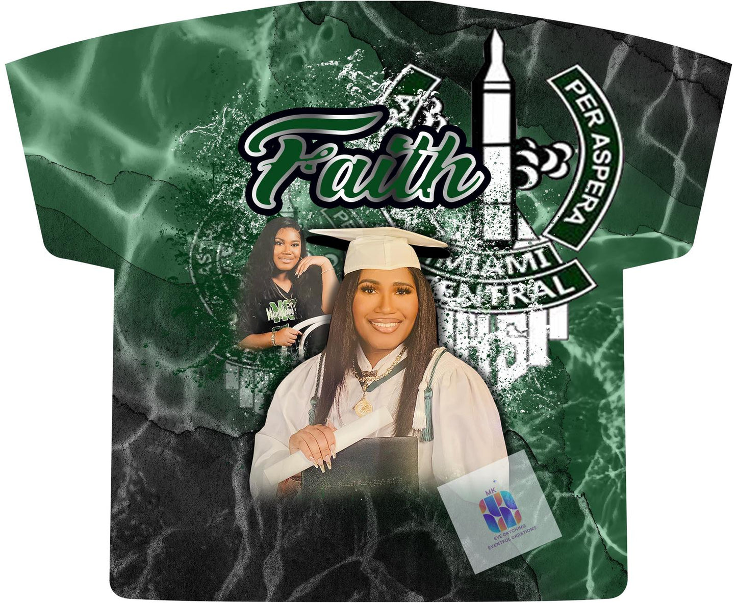 Custom 3D Shirt - MK EYE CATCHING EVENTFUL CREATIONS LLC