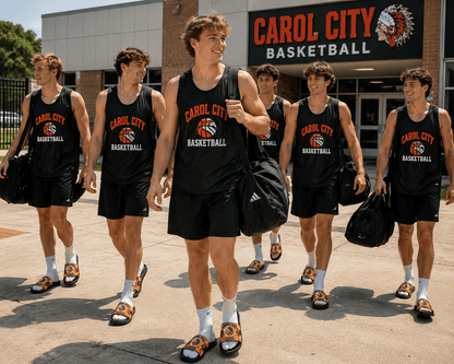 Personalized basketball high school graduation slides with custom photo slide design by MK Eye Catching Eventful Creations.