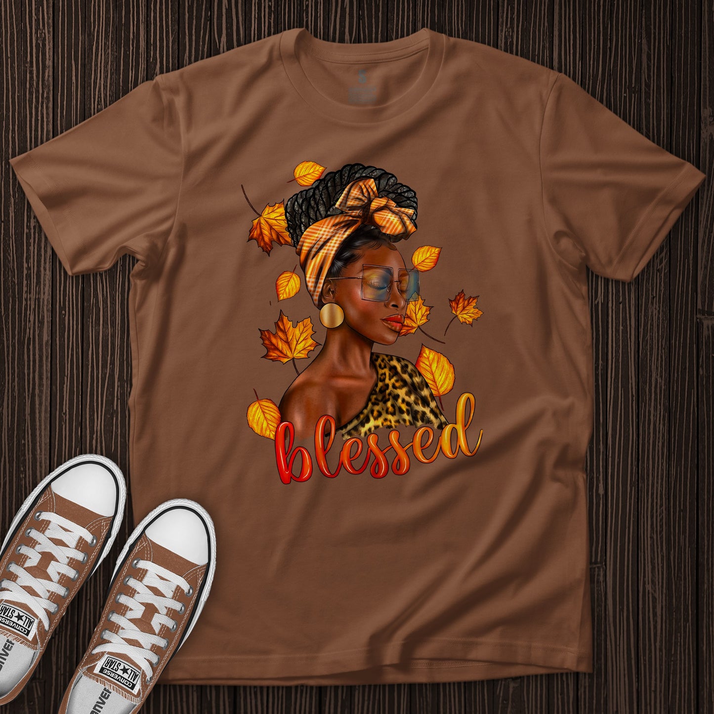 BLESSED FALL T SHIRT - MK EYE CATCHING EVENTFUL CREATIONS LLC