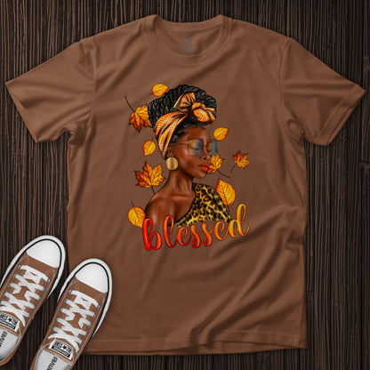 BLESSED FALL T SHIRT - MK EYE CATCHING EVENTFUL CREATIONS LLC
