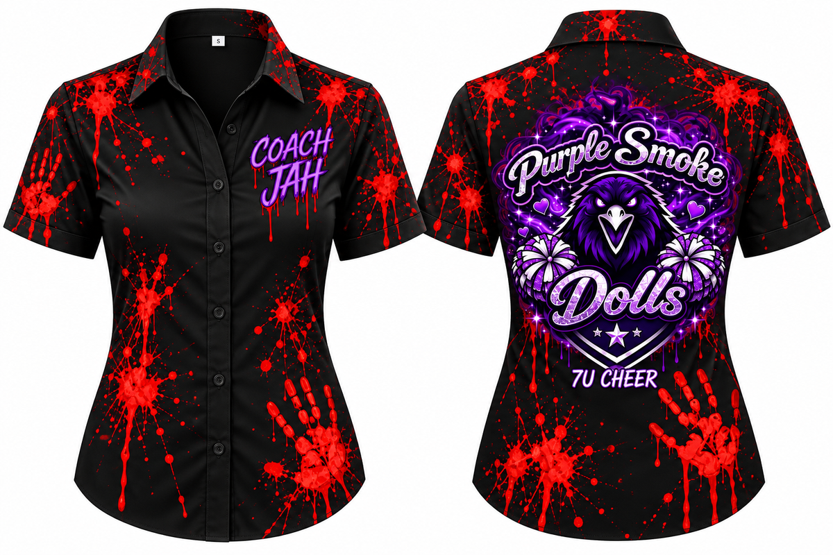Custom Business Button-Down Shirt | Short & Long Sleeve