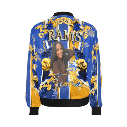 CUSTOM BOMBER JACKET - MK EYE CATCHING EVENTFUL CREATIONS LLC