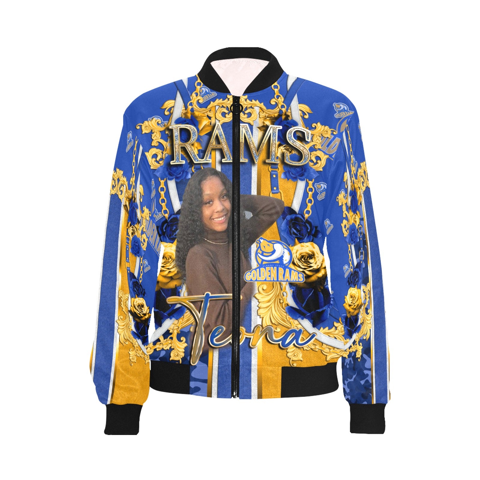 CUSTOM BOMBER JACKET - MK EYE CATCHING EVENTFUL CREATIONS LLC