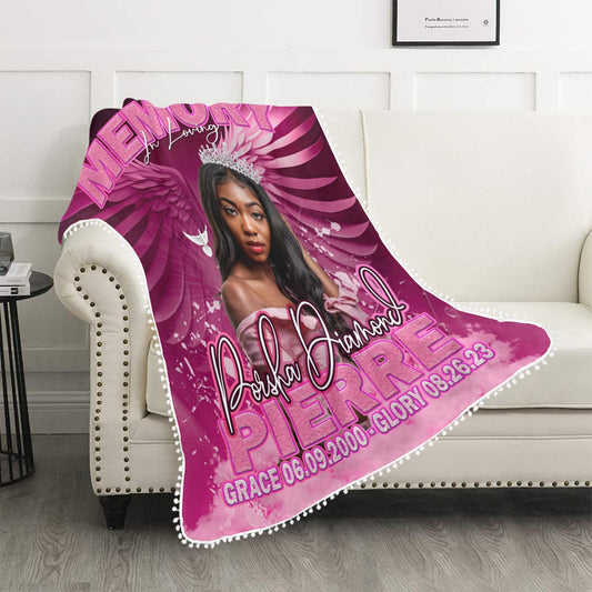 Custom Picture Blanket - MK EYE CATCHING EVENTFUL CREATIONS LLC