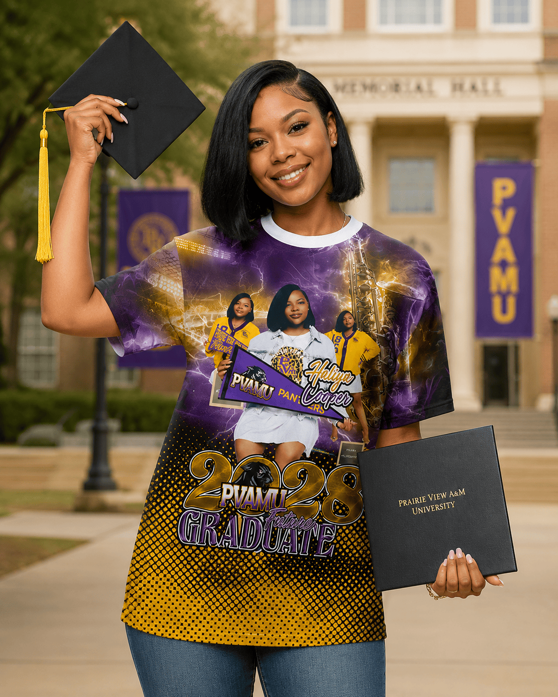 Personalized Graduation Shirt | Class of 2026 Senior Apparel - MK EYE CATCHING EVENTFUL CREATIONS LLC