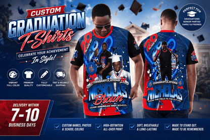 Graduation 2026 All Over Print 3D Sublimation Shirt - MK EYE CATCHING EVENTFUL CREATIONS LLC