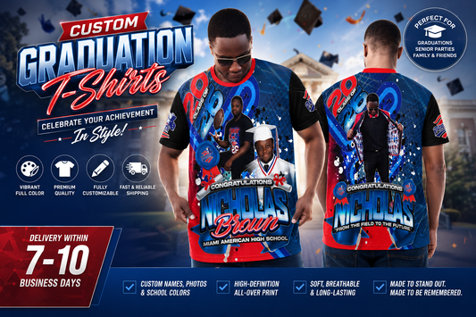 Graduation 2026 All Over Print 3D Sublimation Shirt