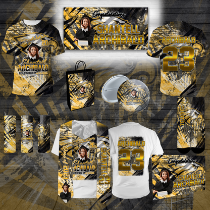 Graduation Abstract 3D/All Over Print Shirt - MK EYE CATCHING EVENTFUL CREATIONS LLC