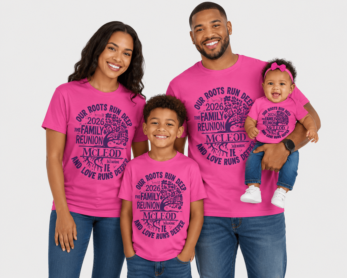 Family reunion T-shirt by MK Eye Catching Eventful Creations LLC, featuring a colorful design and comfortable fabric.