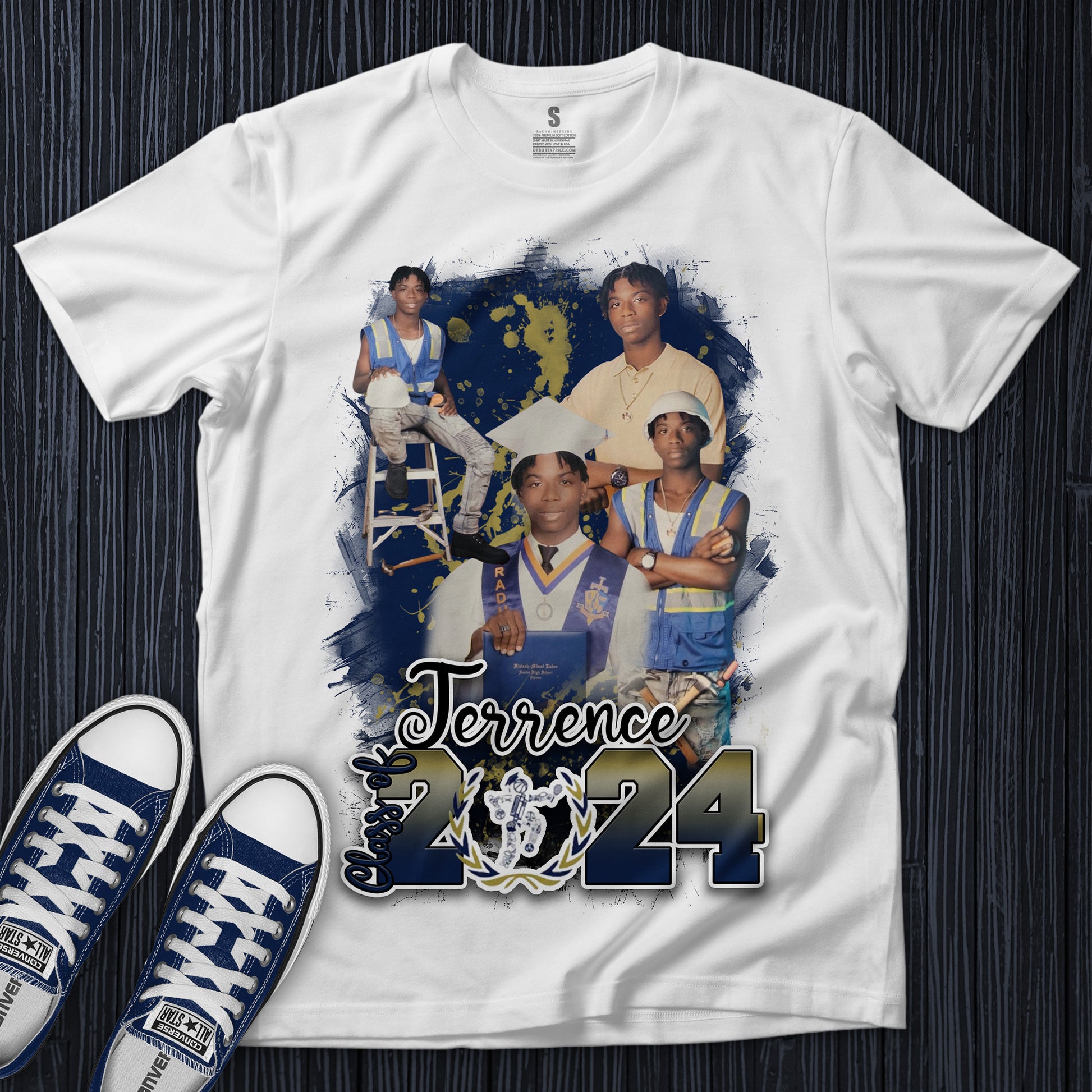 Graduation (Terrence) T Shirt (PRIVATE GROUP ORDER) - MK EYE CATCHING EVENTFUL CREATIONS LLC