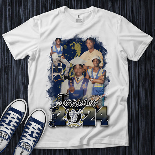 Graduation (Terrence) T Shirt (PRIVATE GROUP ORDER) - MK EYE CATCHING EVENTFUL CREATIONS LLC