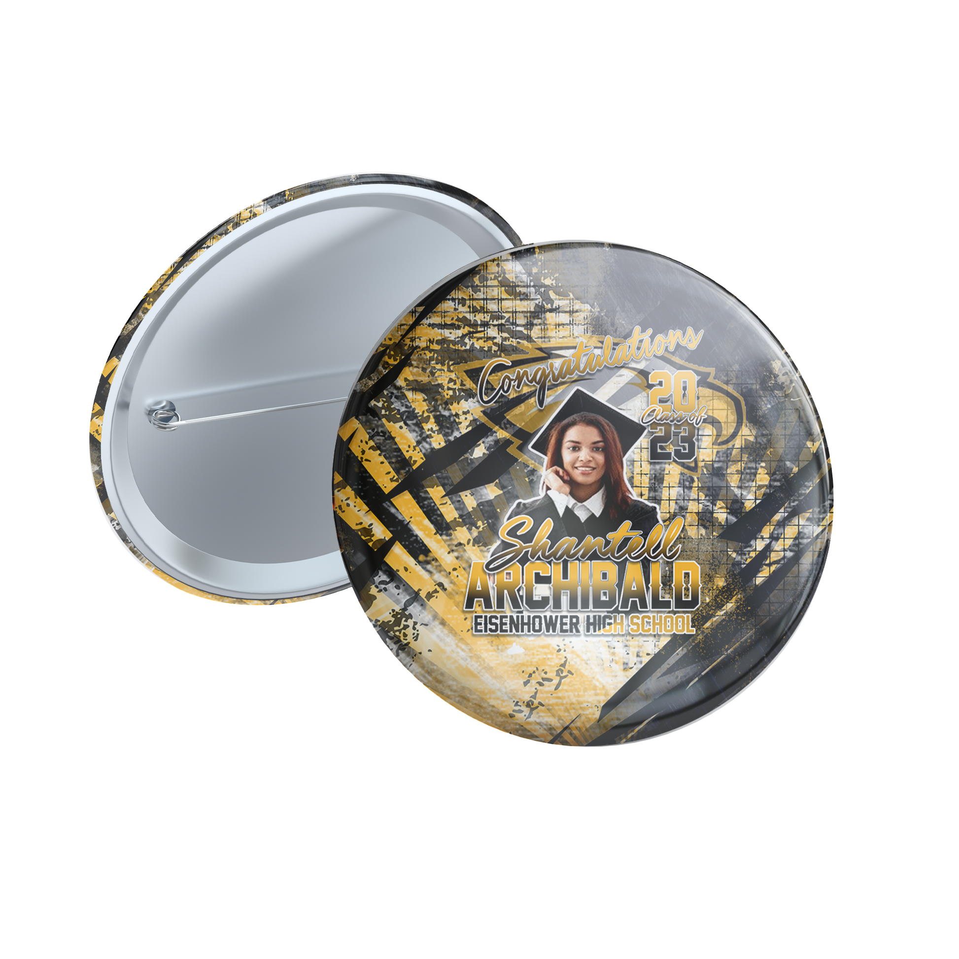Graduation Button - MK EYE CATCHING EVENTFUL CREATIONS LLC
