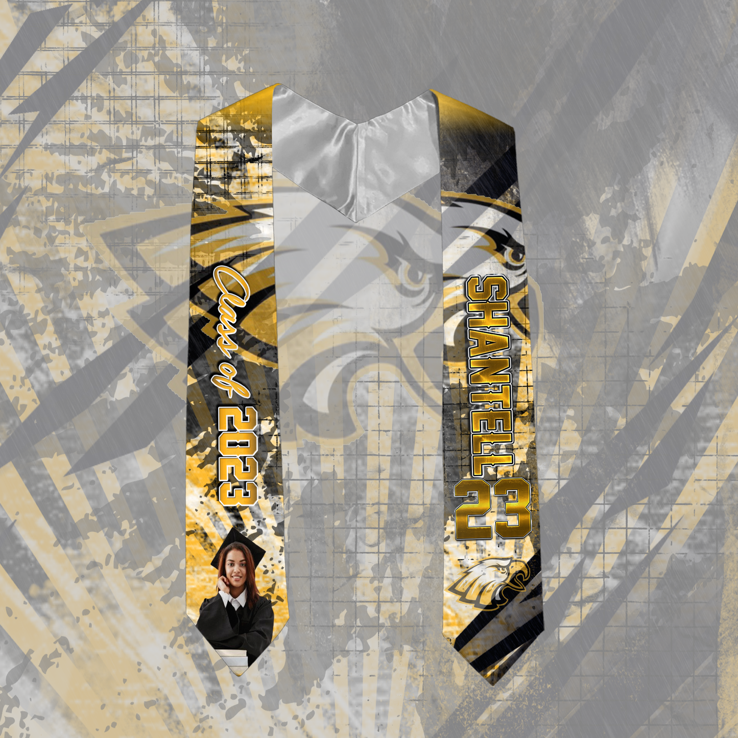 Custom Graduation Stole - MK EYE CATCHING EVENTFUL CREATIONS LLC