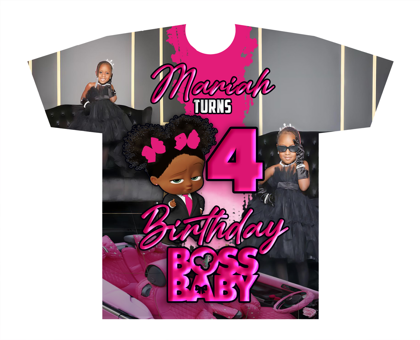 Custom 3D Shirt - MK EYE CATCHING EVENTFUL CREATIONS LLC