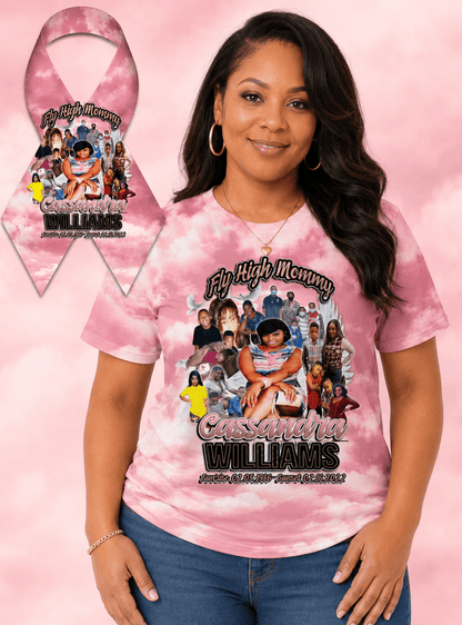 Memorial 3D T shirt by MK Eye Catching Eventful Creations featuring an all-over memorial-themed print design.