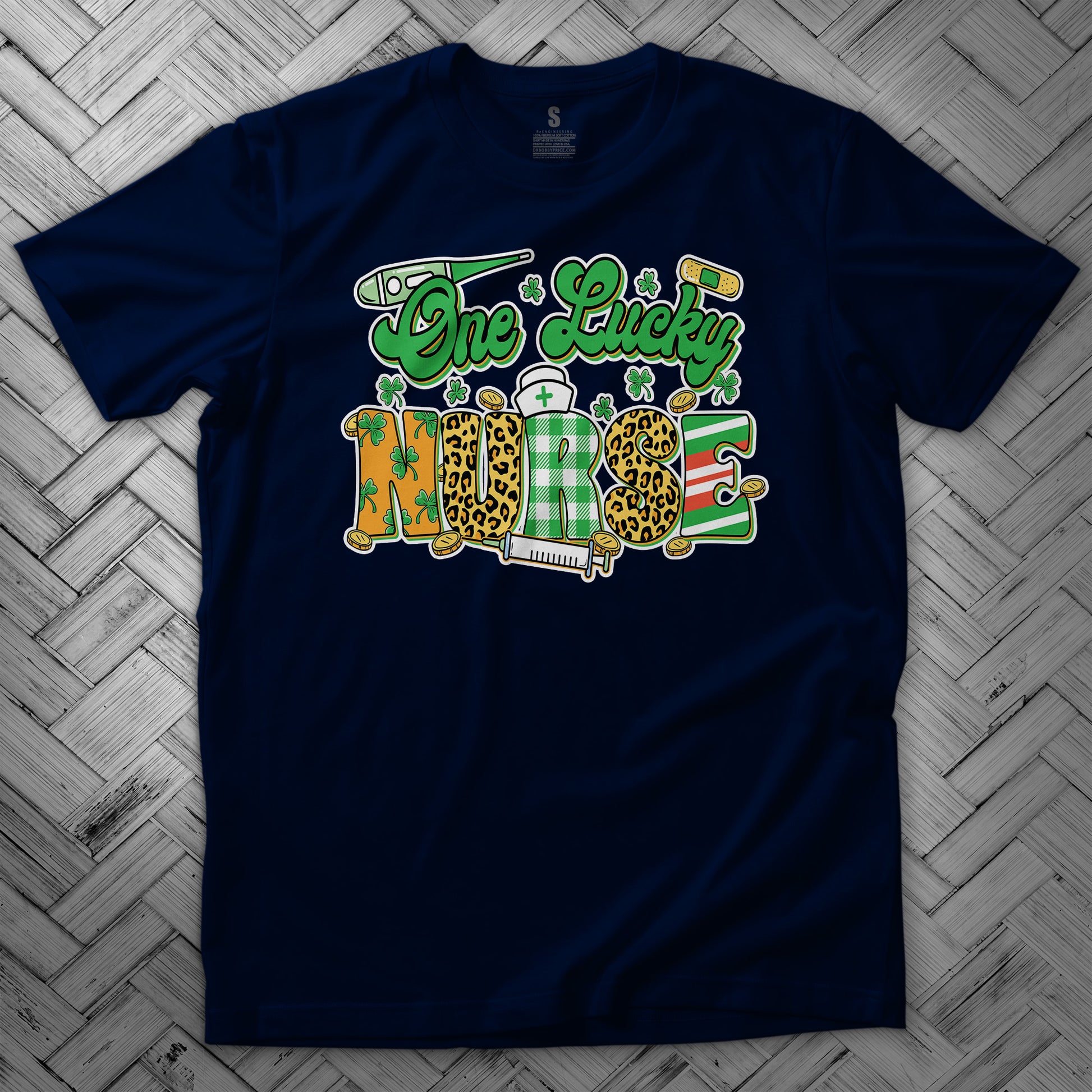 One Lucky Nurse T Shirt - MK EYE CATCHING EVENTFUL CREATIONS LLC