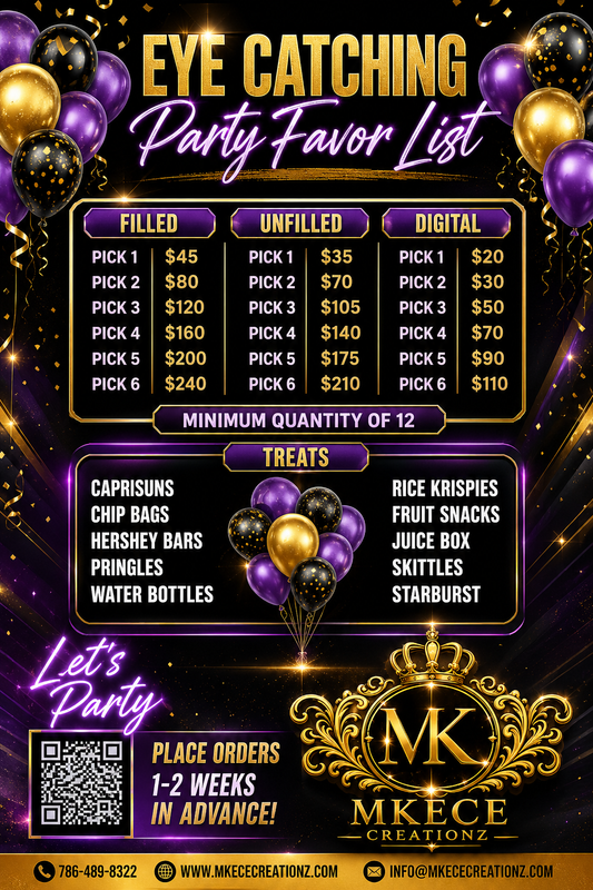 Custom Party Favors