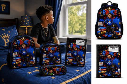 Personalized MKECELLC Smart Start Bundle for back-to-school, featuring customized educational supplies and accessories.