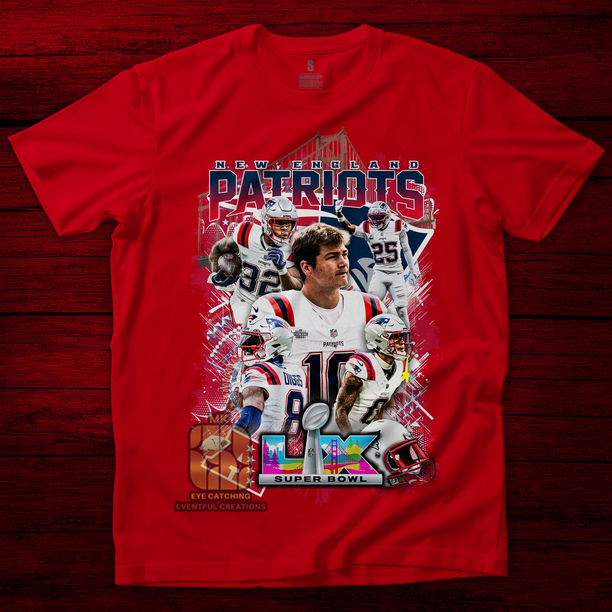 2026 Football T-Shirt - MK EYE CATCHING EVENTFUL CREATIONS LLC