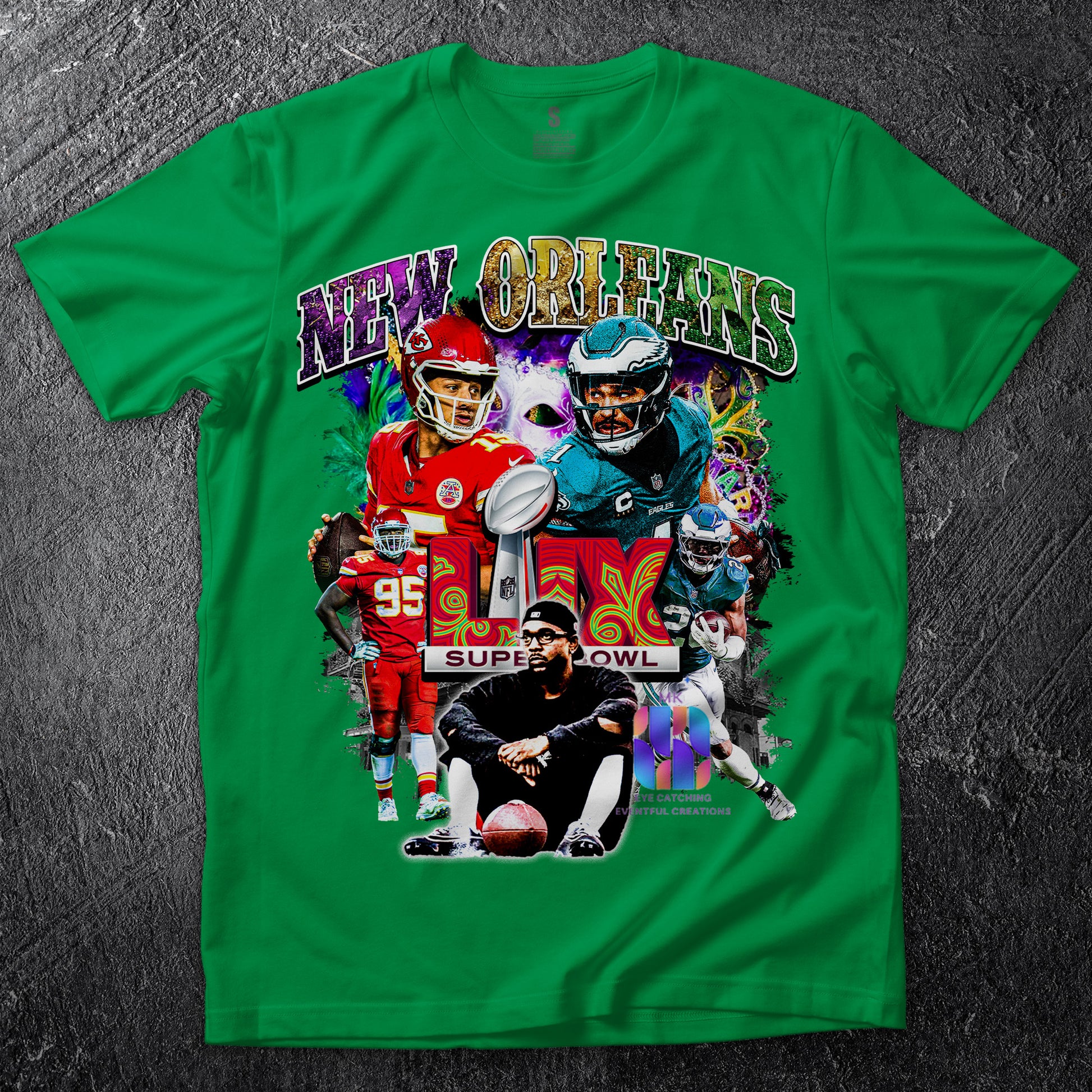 2025 Football T Shirt - MK EYE CATCHING EVENTFUL CREATIONS LLC