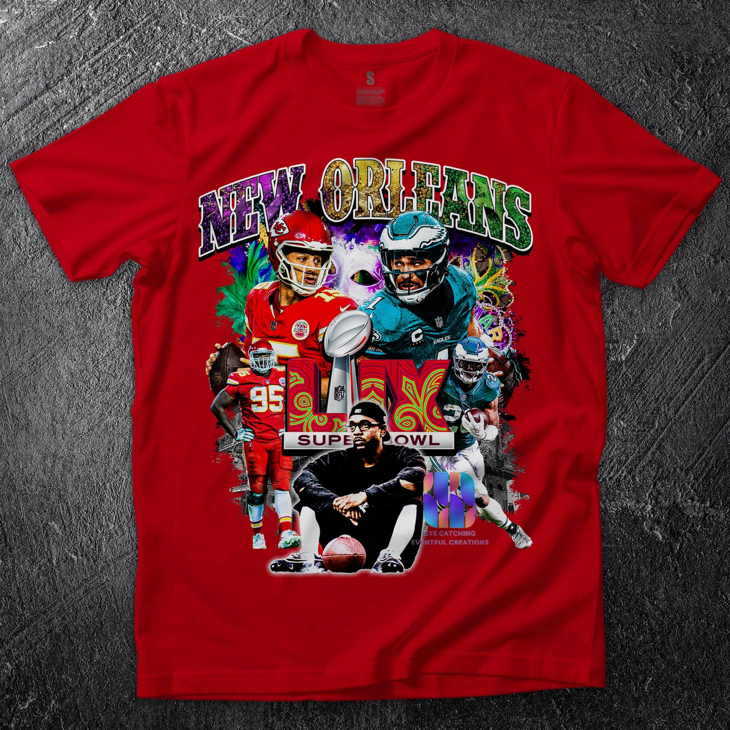 2025 Football T Shirt - MK EYE CATCHING EVENTFUL CREATIONS LLC