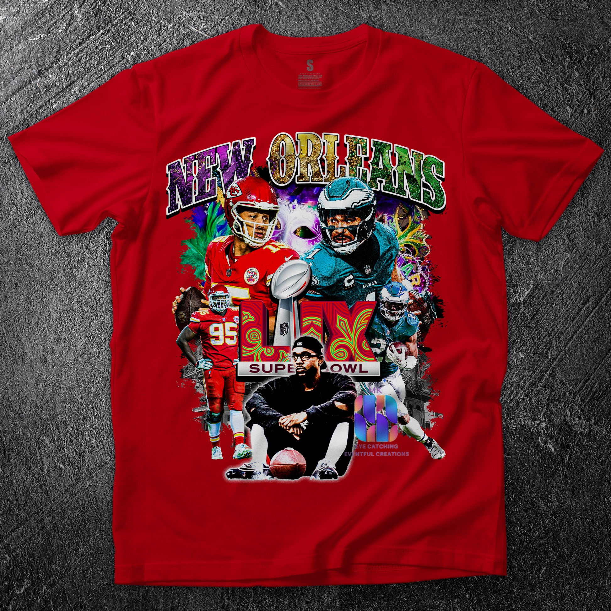2025 Football T Shirt - MK EYE CATCHING EVENTFUL CREATIONS LLC