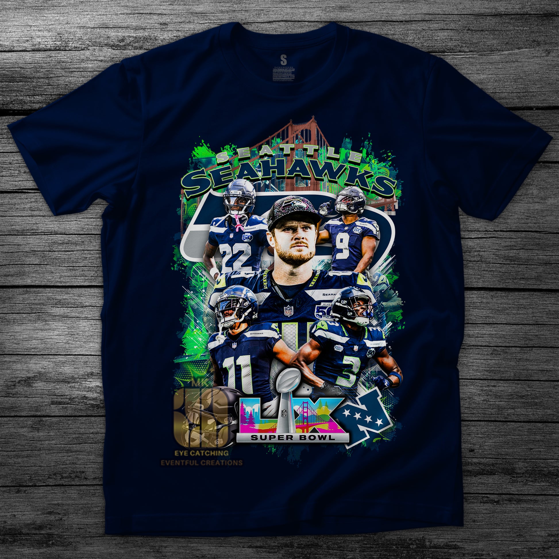 2026 Football T-Shirt - MK EYE CATCHING EVENTFUL CREATIONS LLC